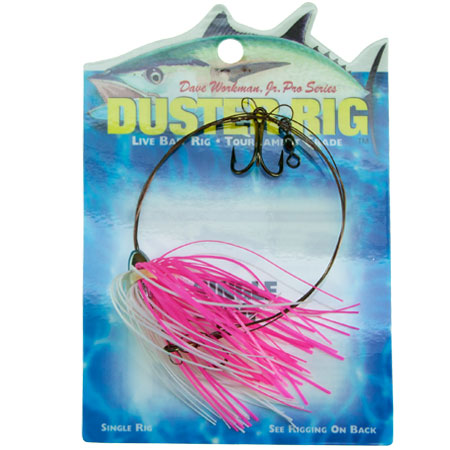Duster Rig - Pink/White - 2 # 4 Treble Hook