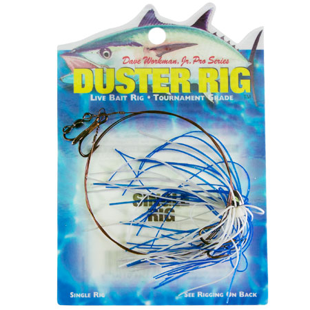Duster Rig - Blue/White - 2 # 4 Treble Hook