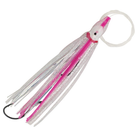 UV Hoochie ™ Pink/Purple Stripe Rigged [06409] - $3.86 : Boone Bait ...