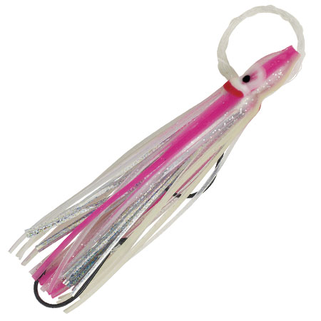 UV Hoochie ™ Pink Onion Rigged [06406] - $3.86 : Boone Bait Co.