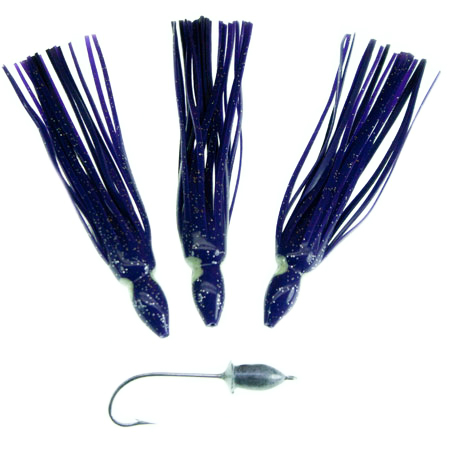 Flare Tout - Black / Purple Belly - 3/8 Oz